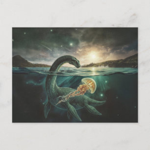 Loch-Ness-Monster Nessie   Schottische Folklore Postkarte