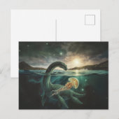 Loch Ness Monster Nessie | Scottish Folklore Postkarte (Vorne/Hinten)