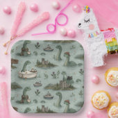 Loch-Ness-Monster Pappteller (Party)