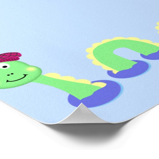 Loch Ness Monster Poster (Ecke)