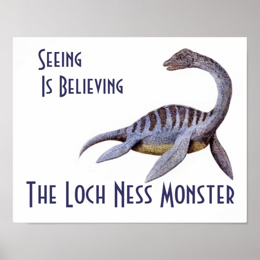 Loch Ness Monster Poster (Vorne)