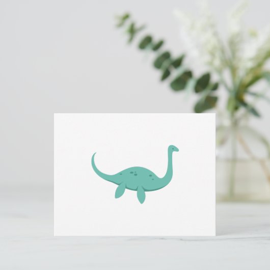 Loch Ness Monster Postkarte (Stehend Vorderseite)