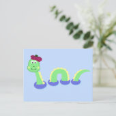 Loch Ness Monster Postkarte (Stehend Vorderseite)