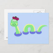 Loch Ness Monster Postkarte (Vorne/Hinten)