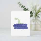 Loch Ness Monster Postkarte (Stehend Vorderseite)