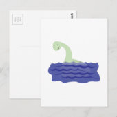 Loch Ness Monster Postkarte (Vorne/Hinten)