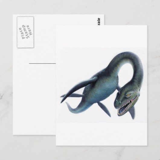 Loch Ness Monster Postkarte (Vorne/Hinten)