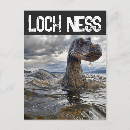 LOCH NESS MONSTER Postkarte (Vorderseite)