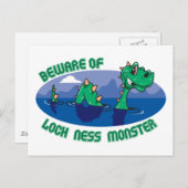 Loch Ness Monster Postkarte (Vorne/Hinten)