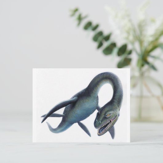 Loch Ness Monster Postkarte (Stehend Vorderseite)