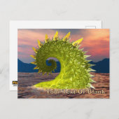 Loch Ness Monster Postkarte (Vorne/Hinten)