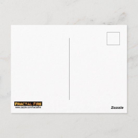 Loch Ness Monster Postkarte (Rückseite)