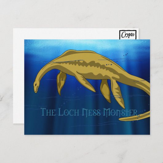 Loch Ness Monster Postkarten (Vorne/Hinten)