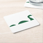 Loch Ness Monster Rechteckiger Pappuntersetzer (angewinkelt)