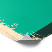 Loch Ness Monster Reiseplakat Poster (Ecke)