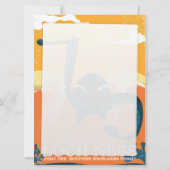 Loch ness Monster Reiseprint (Rückseite)