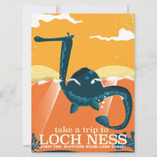 Loch ness Monster Reiseprint