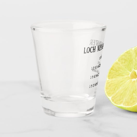 Loch ness Monster-Schuss-Glas Schnapsglas (Links)