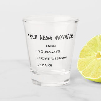 Loch ness Monster-Schuss-Glas Schnapsglas