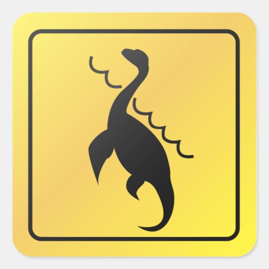 Loch Ness Monster Sticker (Vorderseite)