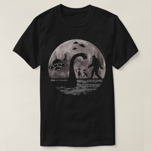 Loch Ness Monster und s 7 T-Shirt (Design vorne)