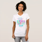 Loch Ness Monster/Unicorn-Shirt T-Shirt (Vorne ganz)