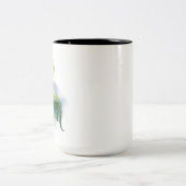 Loch Ness Monster Zweifarbige Tasse (Mittel)