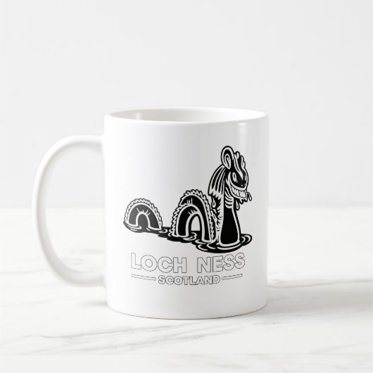 Loch Ness Nessie Schottland Kaffeetasse (Links)