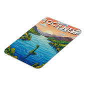 Loch Ness Nessie Travel Magnet (Linke Seite)