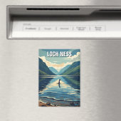 Loch Ness Nessie Travel Magnet (In Situ (Geschirrspüler))