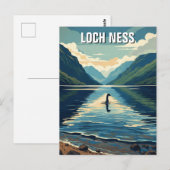 Loch Ness Nessie Travel Postkarte (Vorne/Hinten)