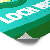 Loch Ness, Reiseplakat für Schottland Poster (Ecke)