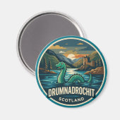 Loch Ness Schottland Magnet (Vorderseite/Rückseite)
