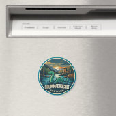 Loch Ness Schottland Magnet (In Situ (Geschirrspüler))