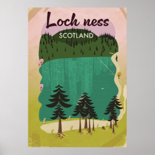 Loch Ness Schottland Poster