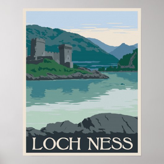 Loch Ness, Schottland Poster (Vorne)