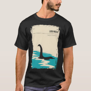 Loch Ness Scotland Cryptid Book Cover Poster T-Shirt