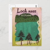 Loch Ness Scotland Postkarte (Vorne/Hinten)
