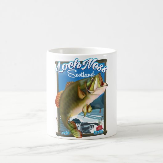 Loch Ness Scotland Reiseplakat Kaffeetasse (Mittel)