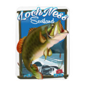 Loch Ness Scotland Reiseplakat Magnet (Vertikal)