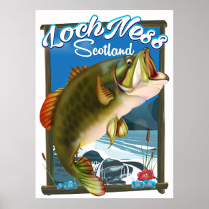 Loch Ness Scotland Reiseplakat Poster