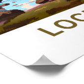 Loch Ness Scotland Travel Print Poster (Ecke)