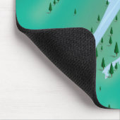 Loch Ness Scottish Highlands Reisekarte Mousepad (Ecke)