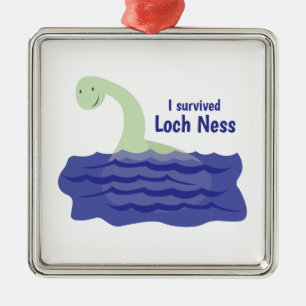 Loch Ness Silbernes Ornament
