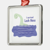 Loch Ness Silbernes Ornament (Links)