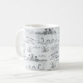 Loch Ness Toile Kaffeetasse (Vorderseite Links)