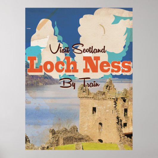 Loch Ness Vintage Travel Poster (Vorne)