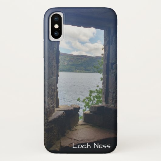 Loch Ness von Urquhart Castle aus gesehen Case-Mate iPhone Hülle (Rückseite)