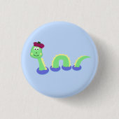 Loch- Nessmonster Button (Vorderseite)