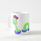 Loch- Nessmonster Kaffeetasse (Vorderseite Links)